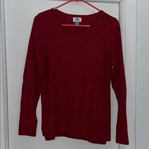Old Navy Red Crewneck Sweater